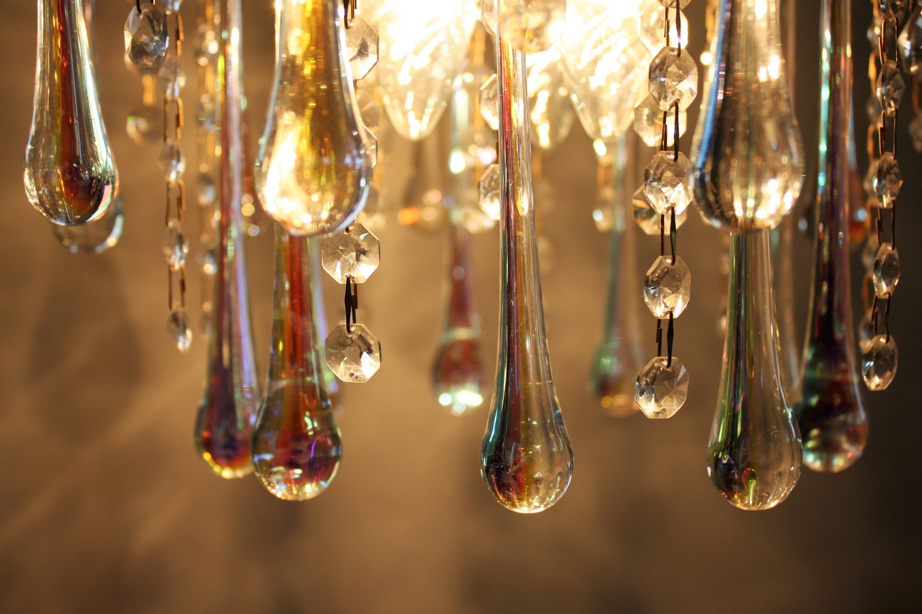 Vintage Teardrop Chandelier Crystals 7