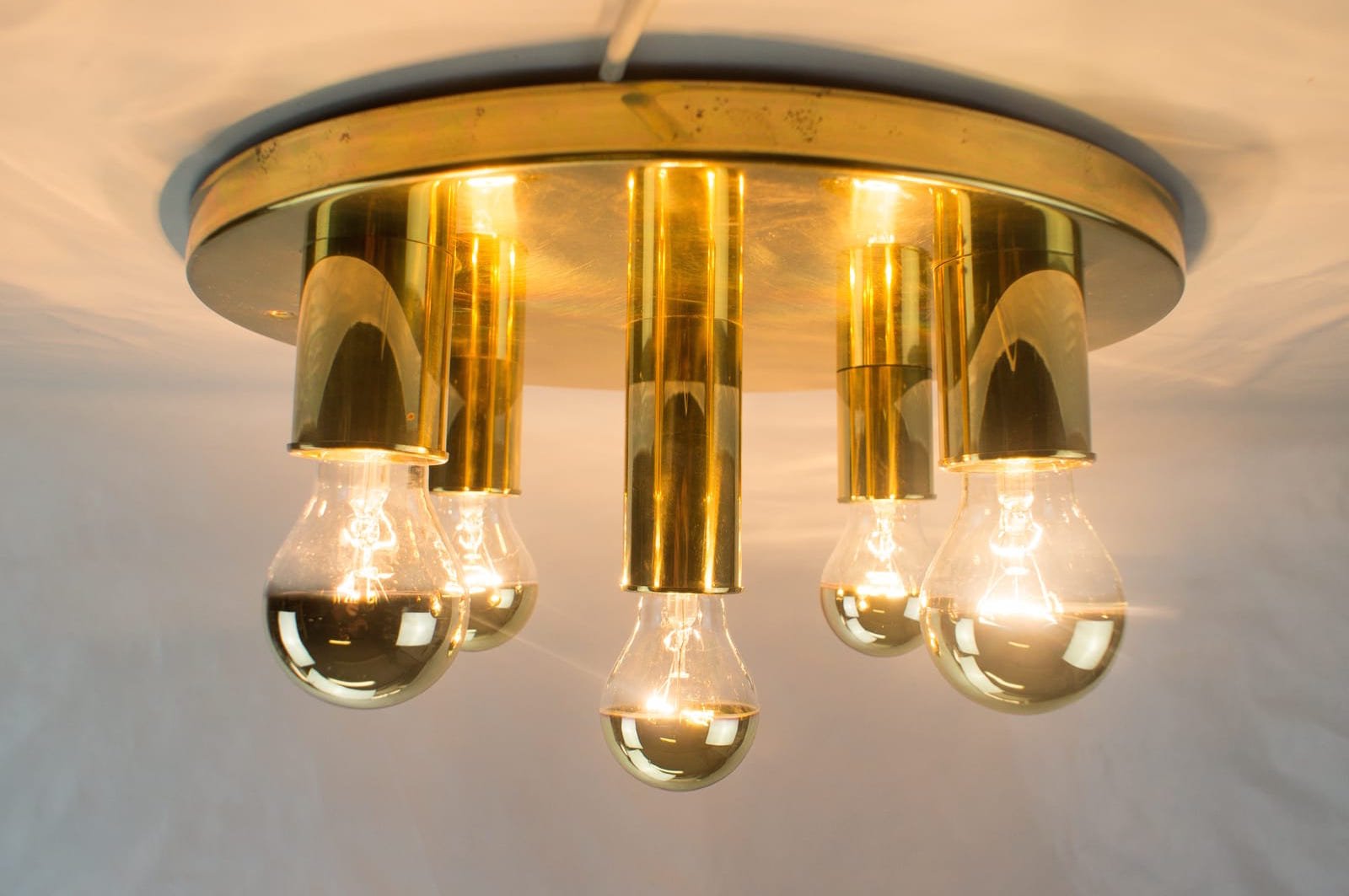 Vintage Ceiling Lights, 1960s, Set of 2 for sale at Pamono