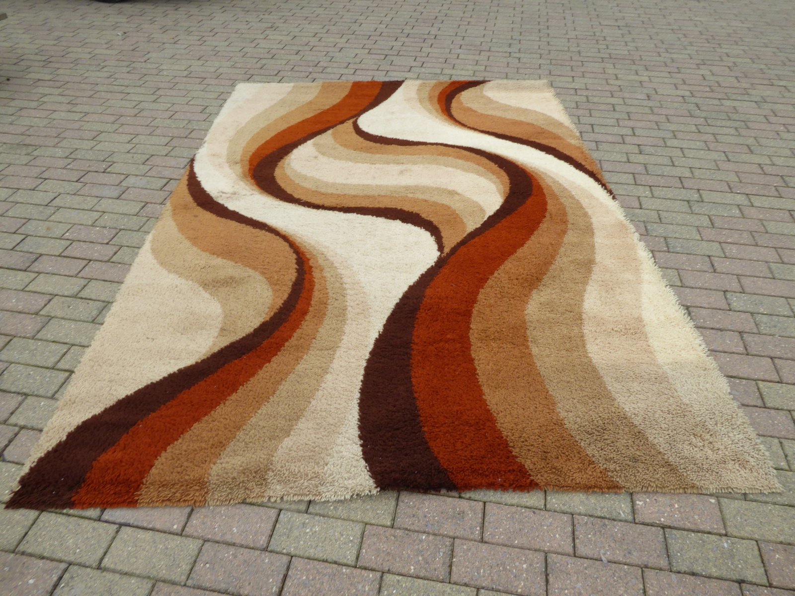 Large Woolen Carpet, 1970s for sale at Pamono