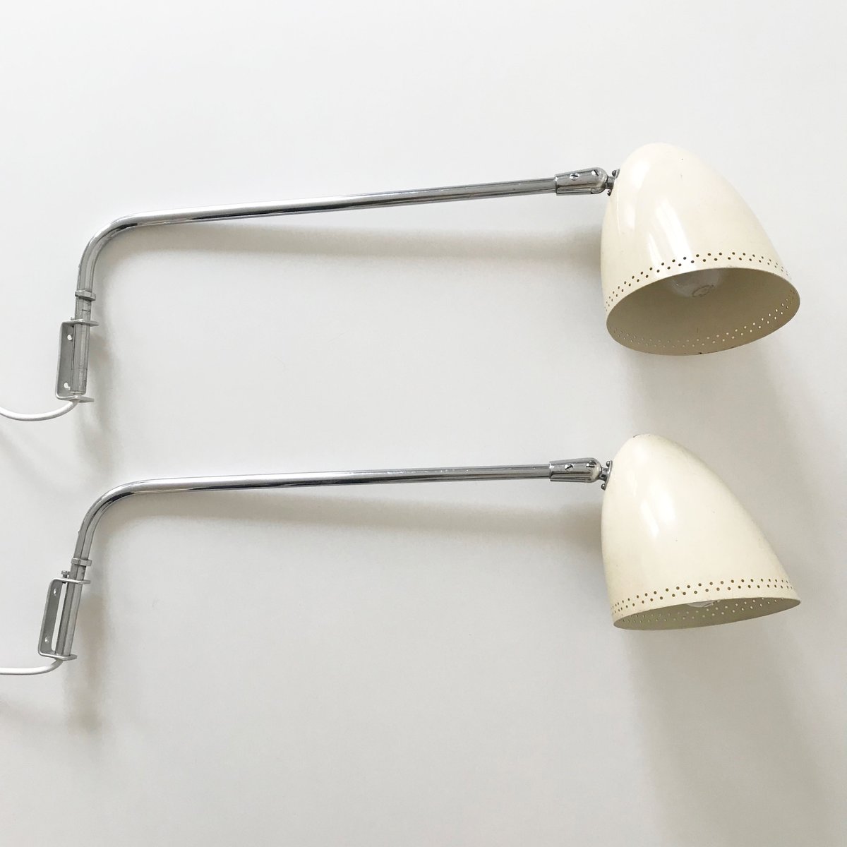 Mid-Century Modern Wall Lamps, Set of 2 for sale at Pamono