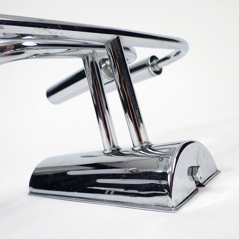 Vintage Chrome Wall Lights, 1970s, Set of 2 for sale at Pamono
