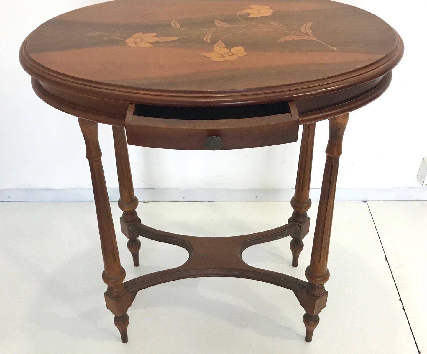 Italian Art Nouveau Style Coffee Table, 1950s for sale at ...