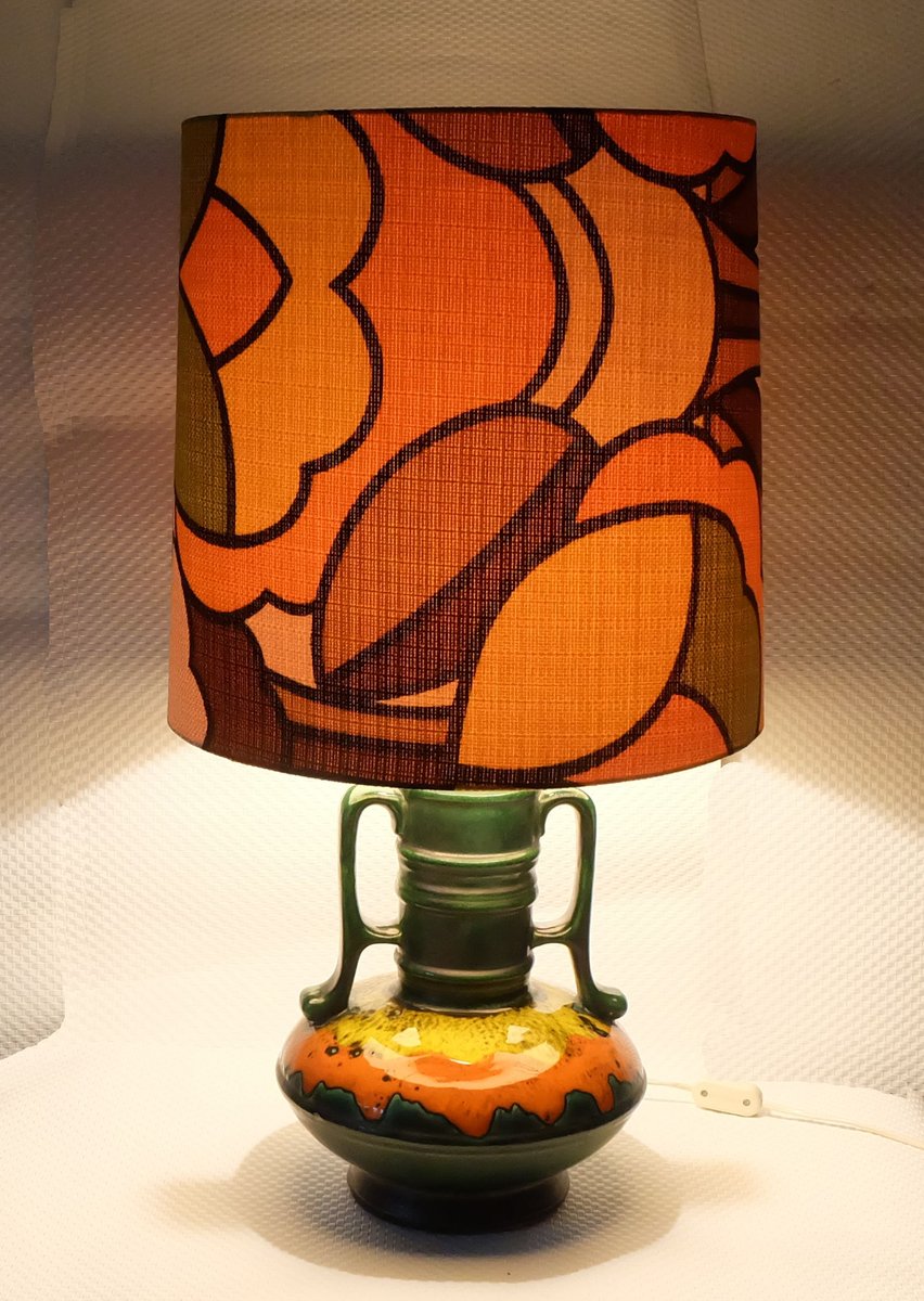 German Ceramic Table Lamp for sale at Pamono