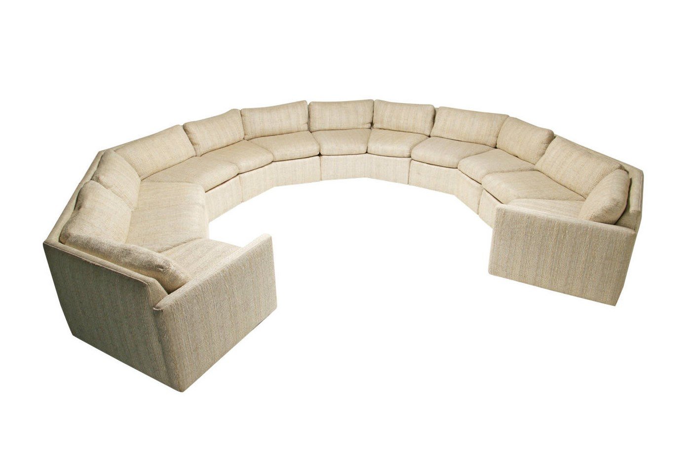 Vintage Tweed Sectional Sofa for sale at Pamono