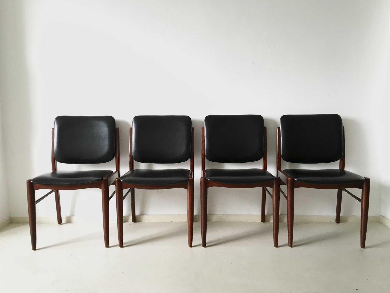 Vintage Leather Dining Chairs vintage danish dining chairs, 1960s, set of 4 for sale at pamono Vintage Leather Dining Chairs vintage danish dining chairs, 1960s, set of 4 for sale at pamono