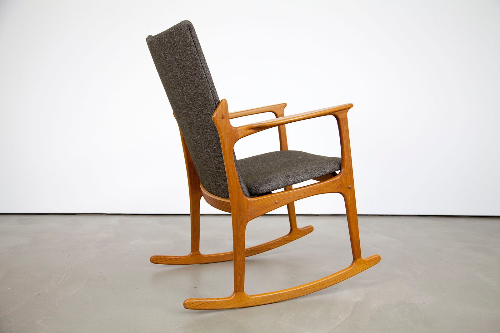 danish modern teak rocking chair from vamdrup 9