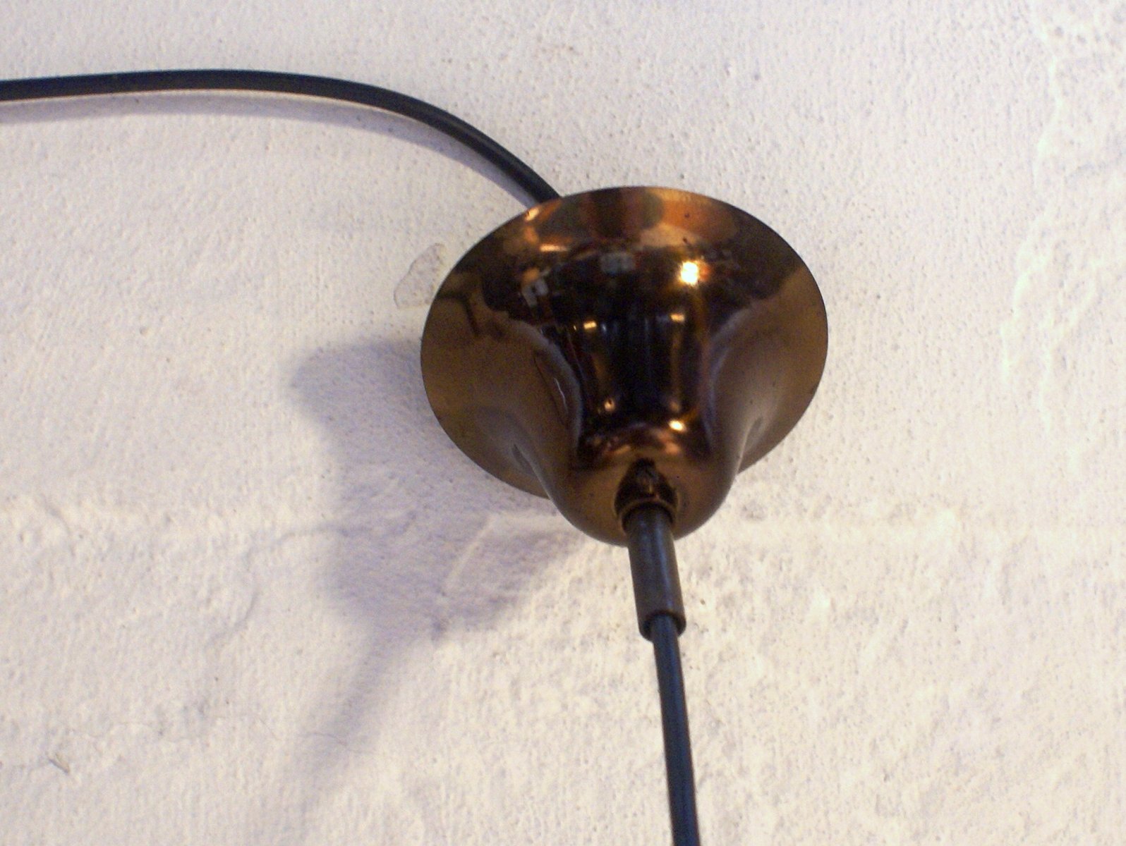 Vintage German Broken Glass Lamp for sale at Pamono