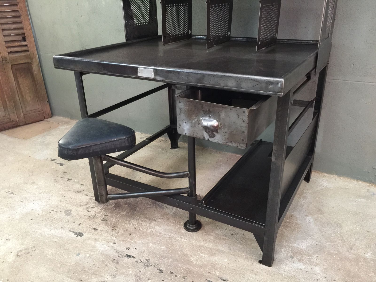 Vintage Pigeon Hole Desk from Tolix for sale at Pamono