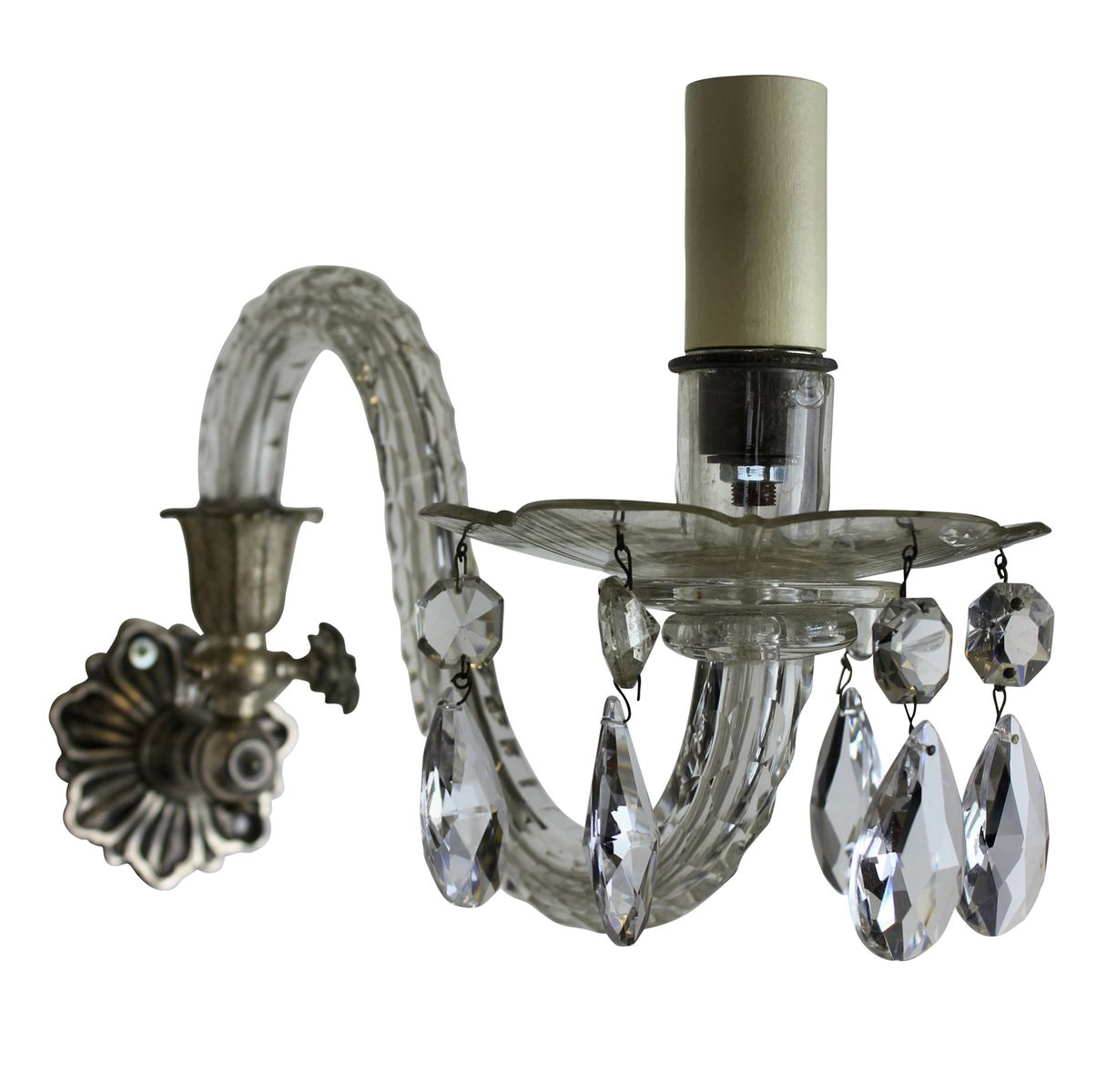 antike einarmige wandleuchten 1870er 2er set 2