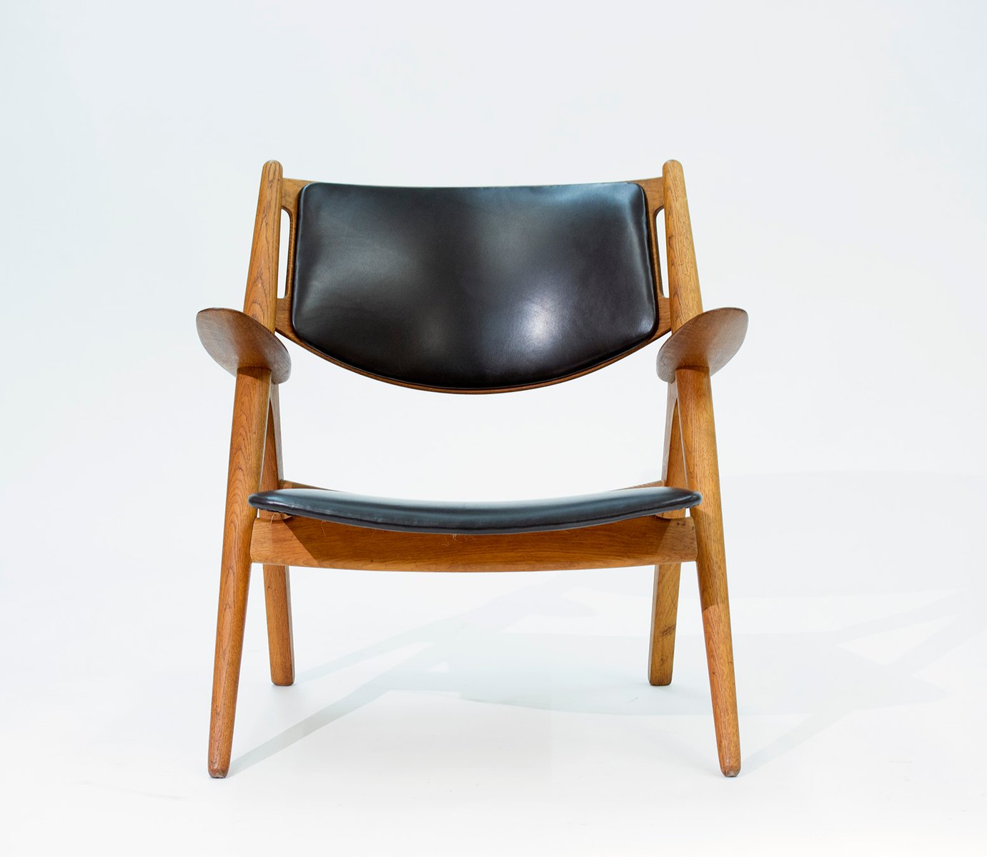 Sawbuck Chair by Hans J. Wegner for Carl Hansen &amp; Søn, 1960s for sale 