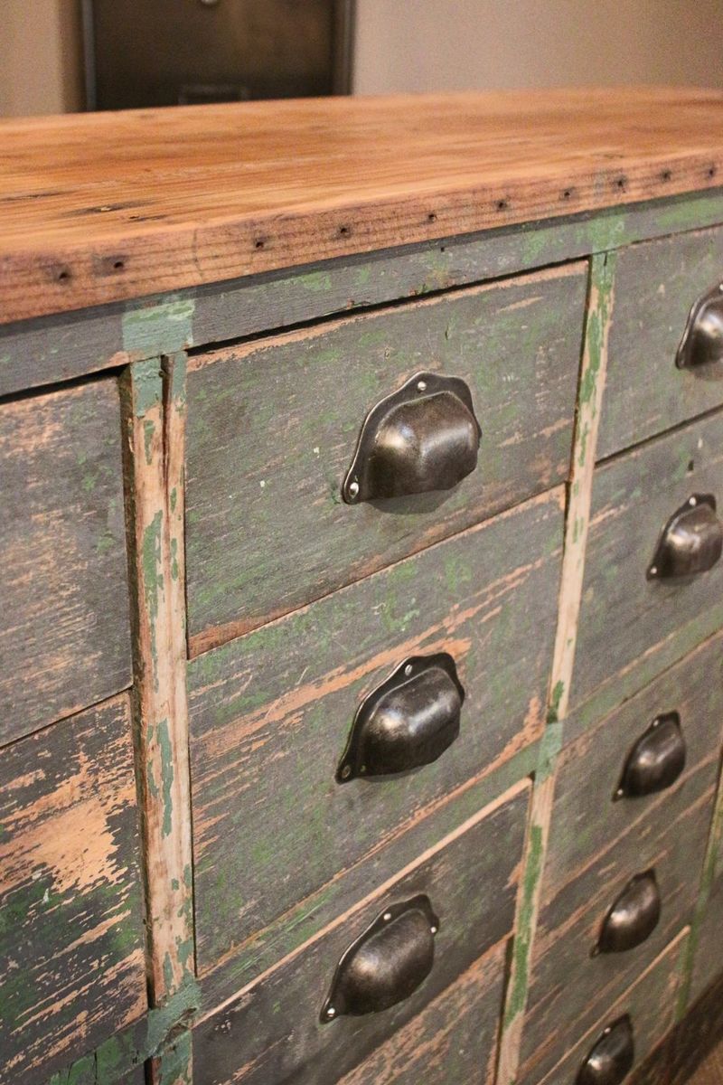 Wooden Chest with 30 Drawers for sale at Pamono