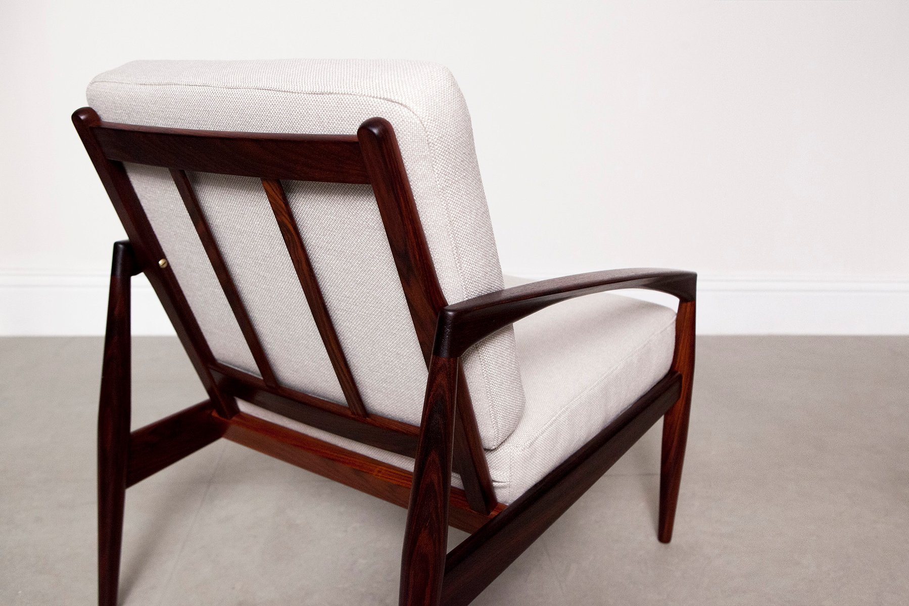 Rosewood Paper Knife Chair by Kai Kristiansen for Magnus Olesen, 1960s
