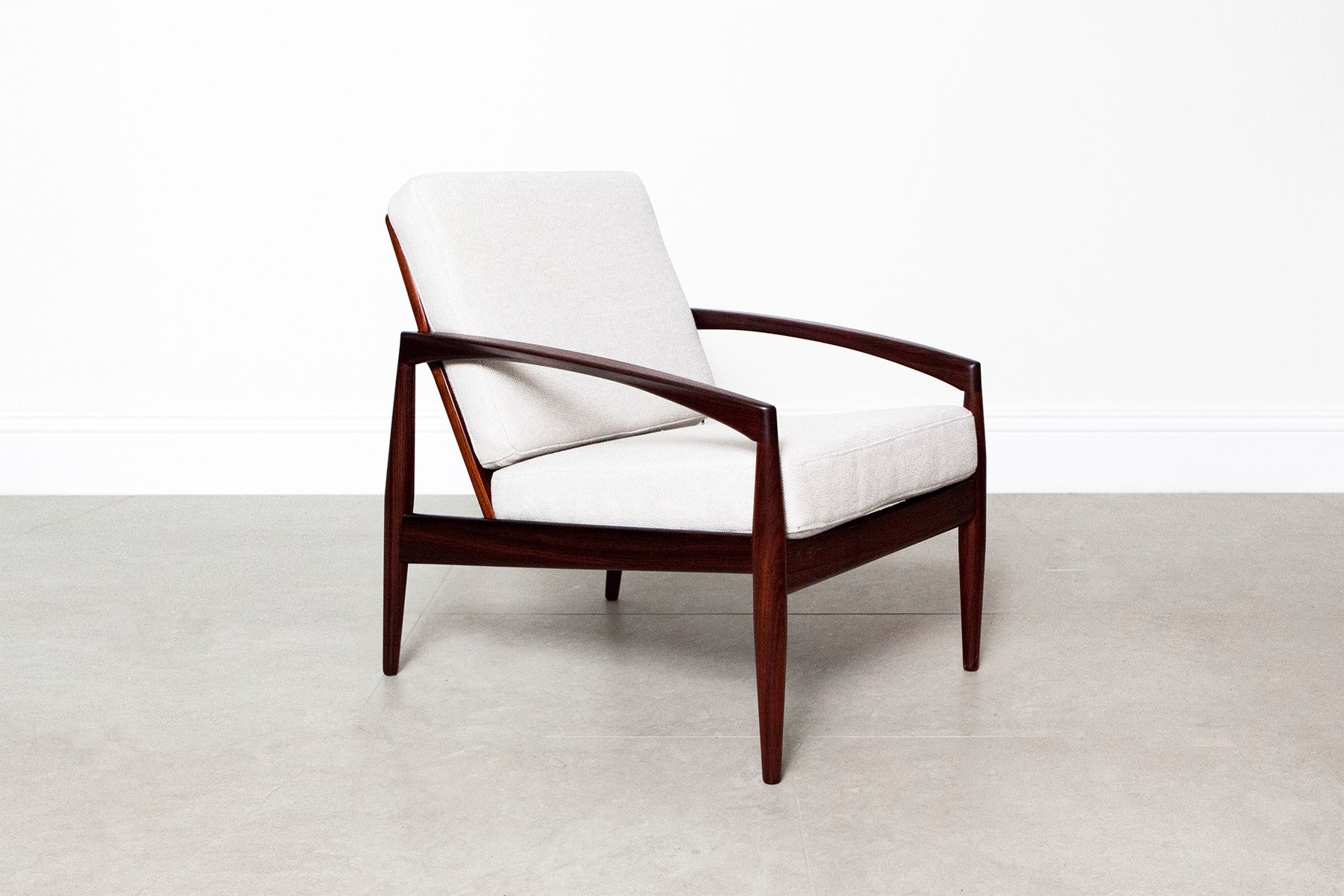 Rosewood Paper Knife Chair by Kai Kristiansen for Magnus Olesen, 1960s