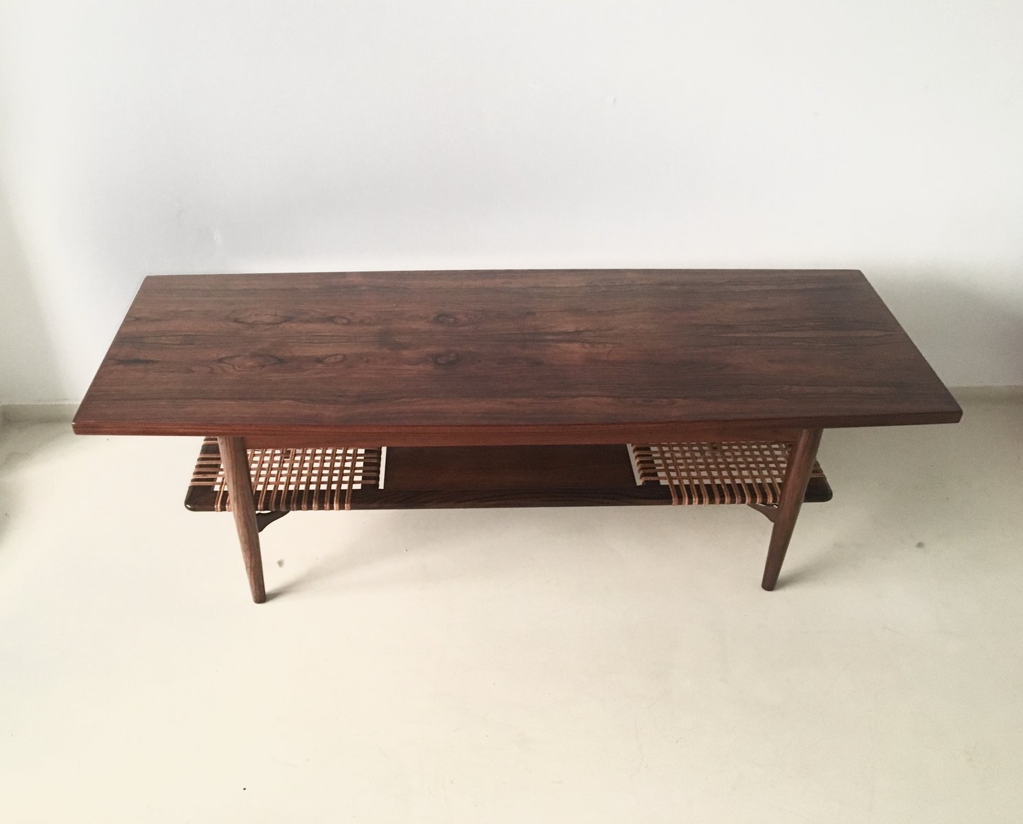 Mid Century Danish Rosewood Coffee Table for sale at Pamono