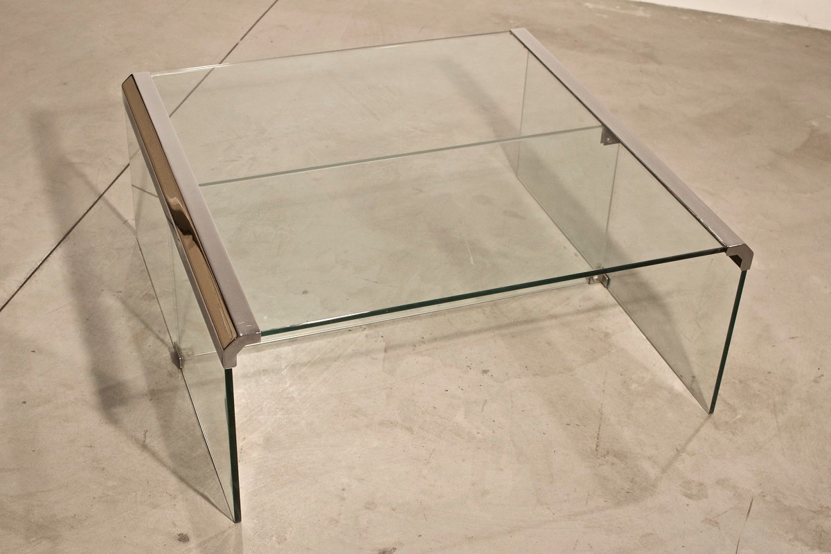 Vintage Italian Chrome And Glass Coffee Table For Sale At Pamono - Vintage Italian Chrome And Glass Coffee Table Price Per Piece vintage italian chrome and glass coffee table for sale at pamono - vintage italian chrome and glass coffee table price per piece
