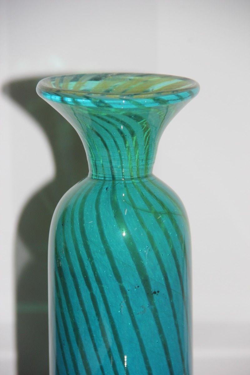 Maltese Glass Vase from Medina Design, 1970s for sale at Pamono