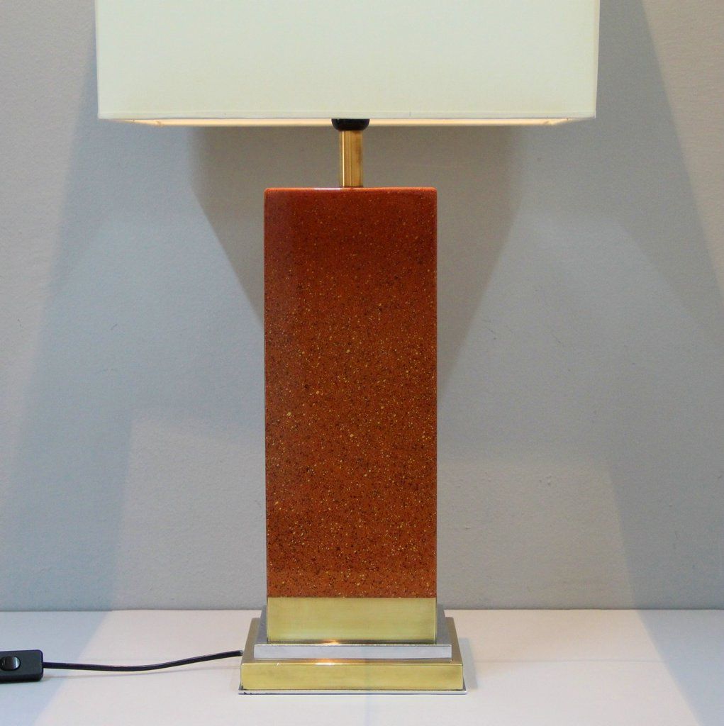 Grande lampe de bureau vintage par jean claude mahey pour mahey en ...