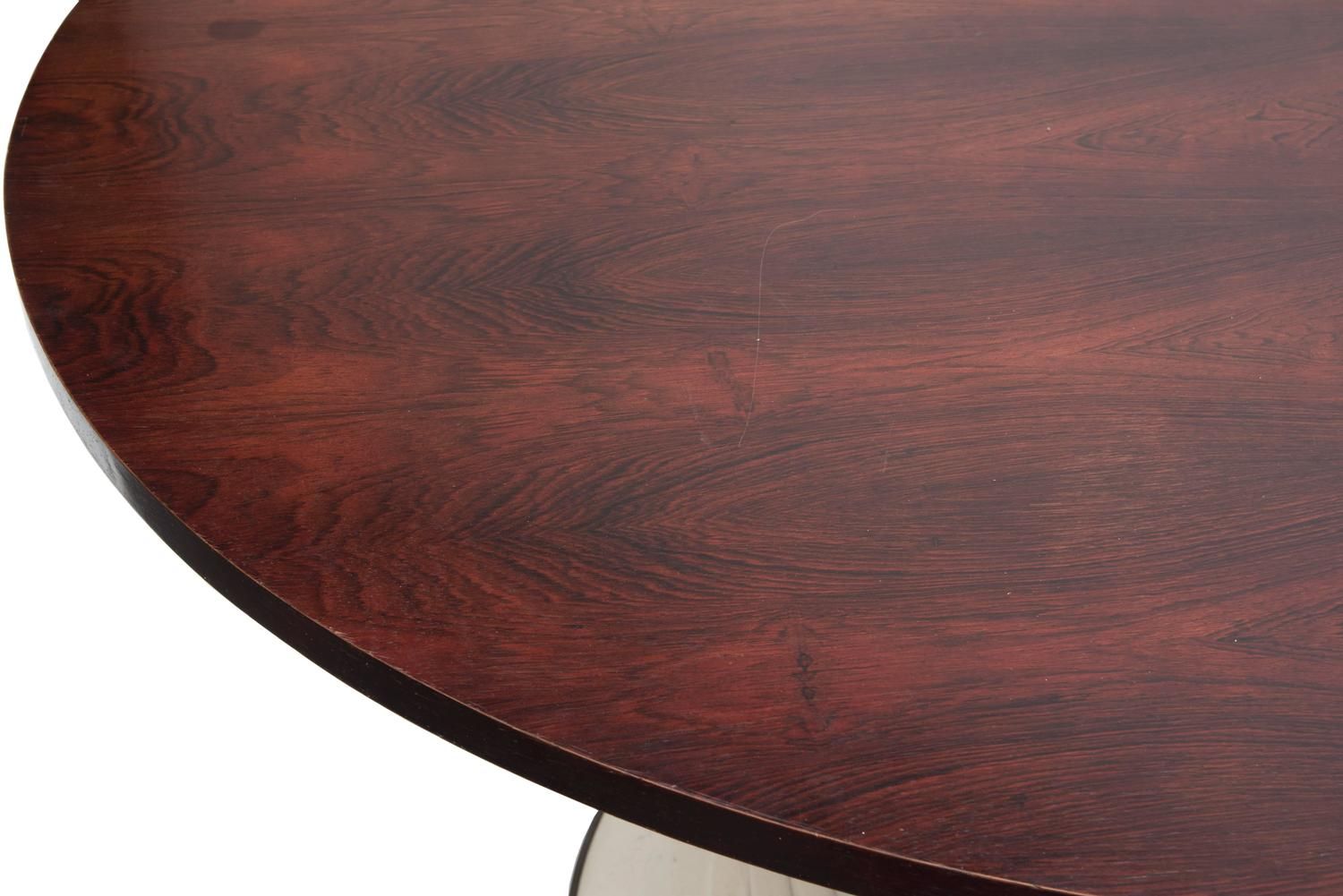 Rosewood Pedestal Dining Table by Carlo di Carli for Sormani, 1960s for