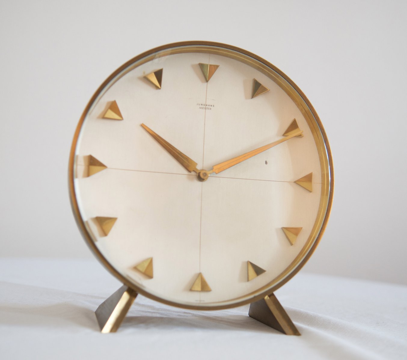 Vintage Desk Clock from Junghans Meister for sale at Pamono