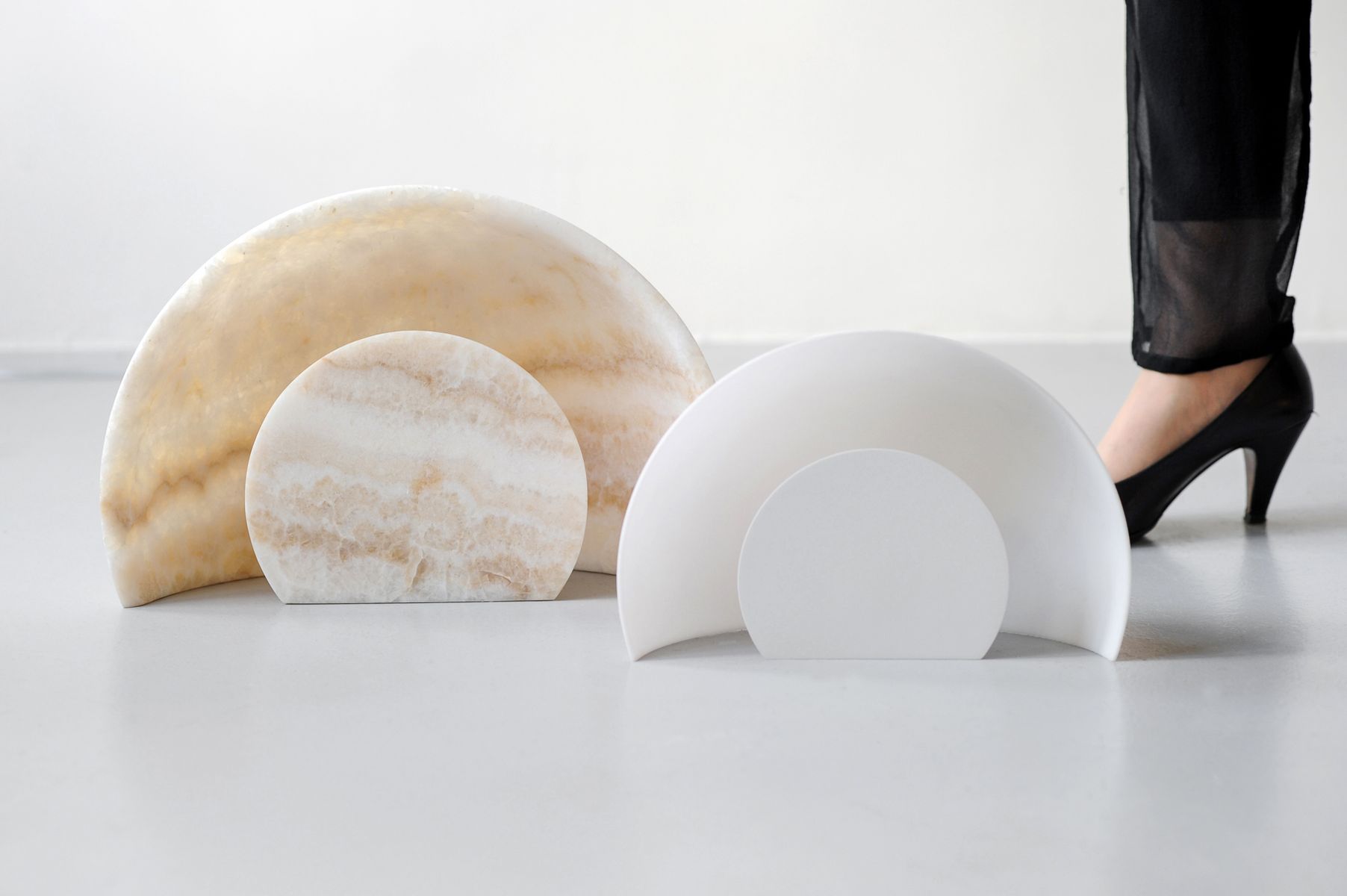 Carved Sunset Lamp by Alban Le Henry for sale at Pamono