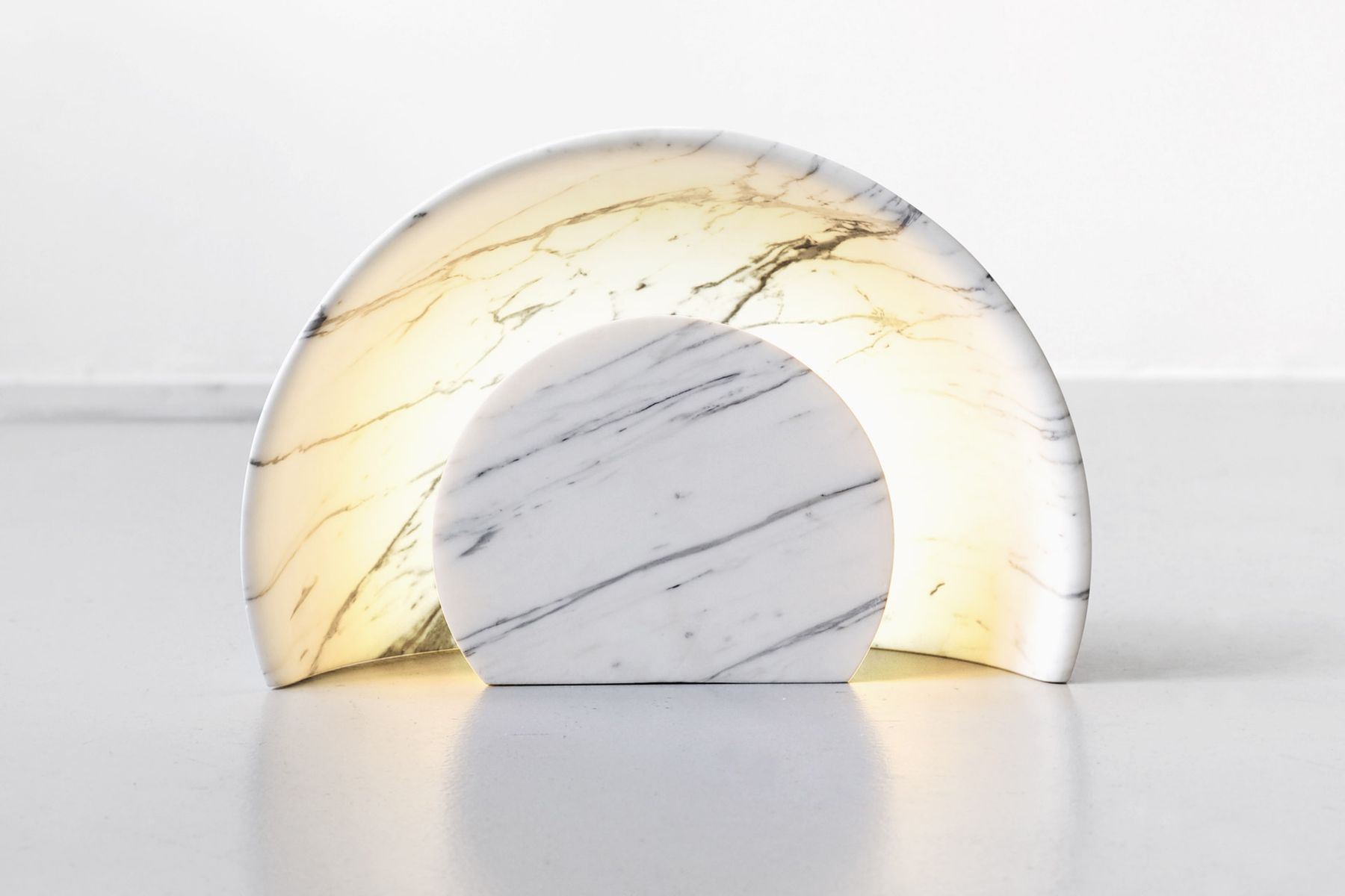 Carved Sunset Lamp by Alban Le Henry for sale at Pamono