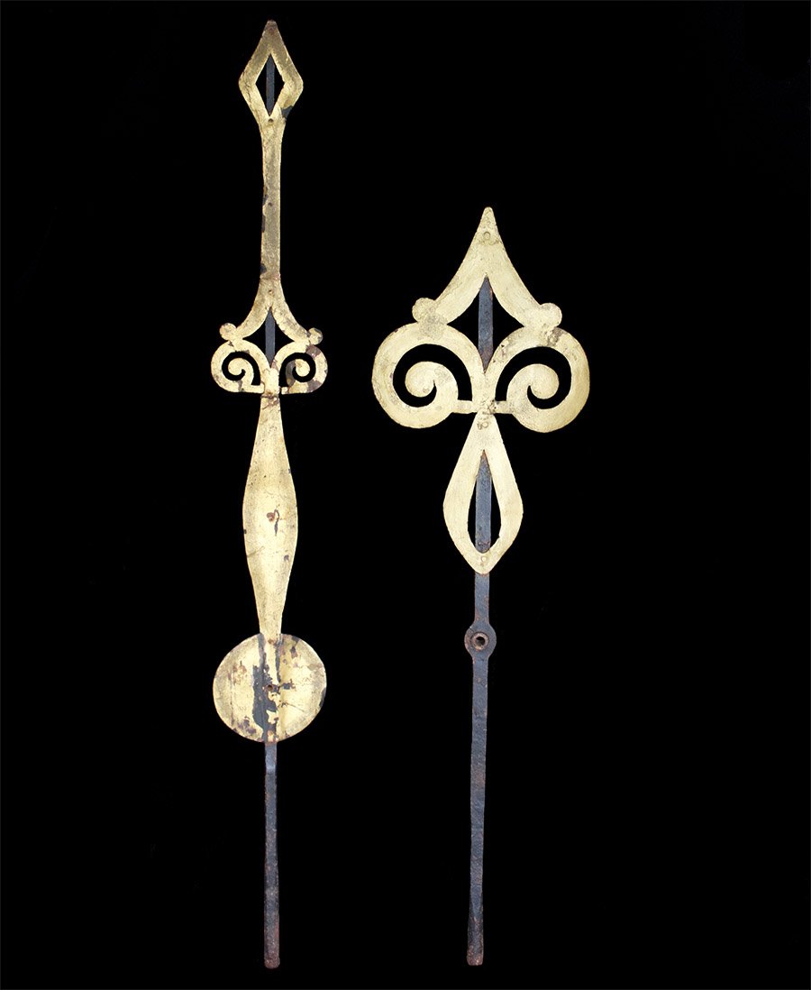 Antique Clock Hands, Set of 2 for sale at Pamono