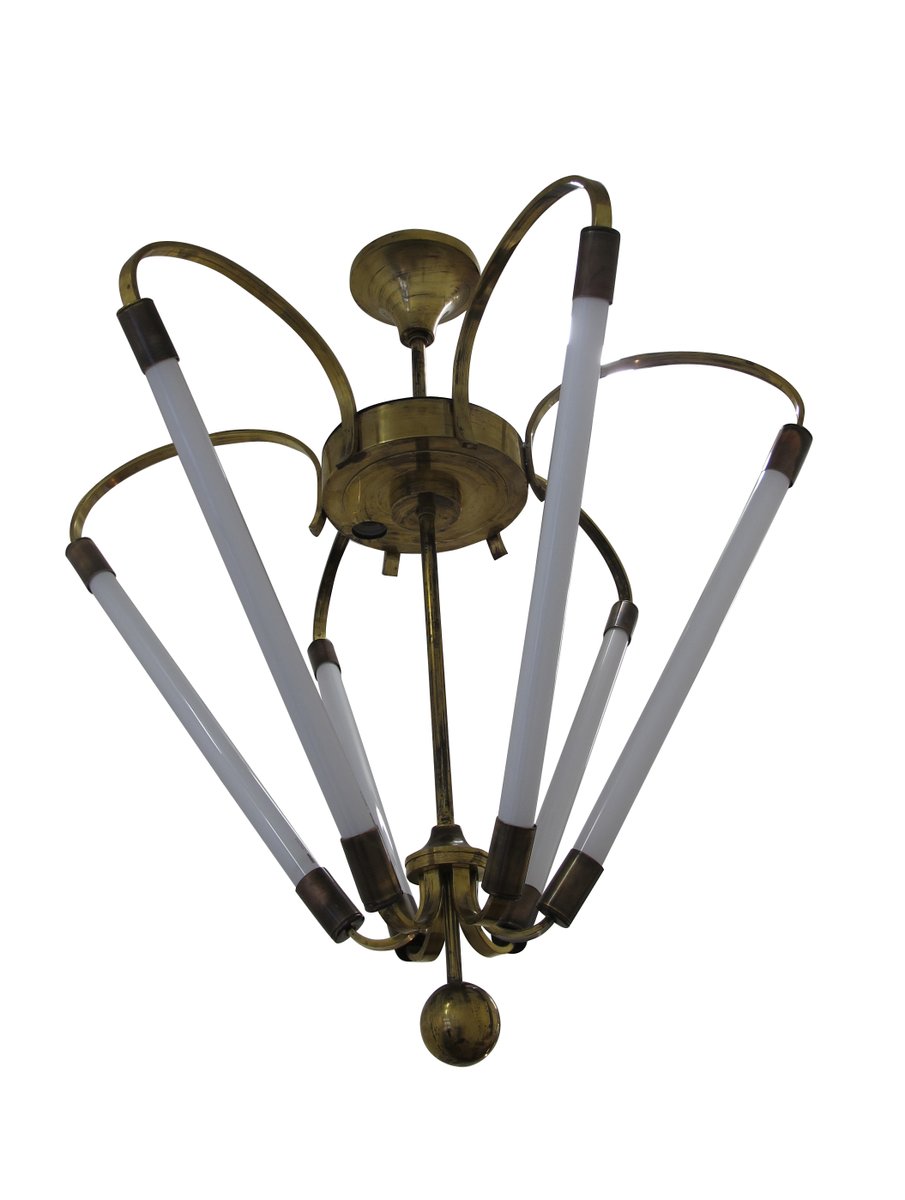 Vintage German Cinema Ceiling Light for sale at Pamono