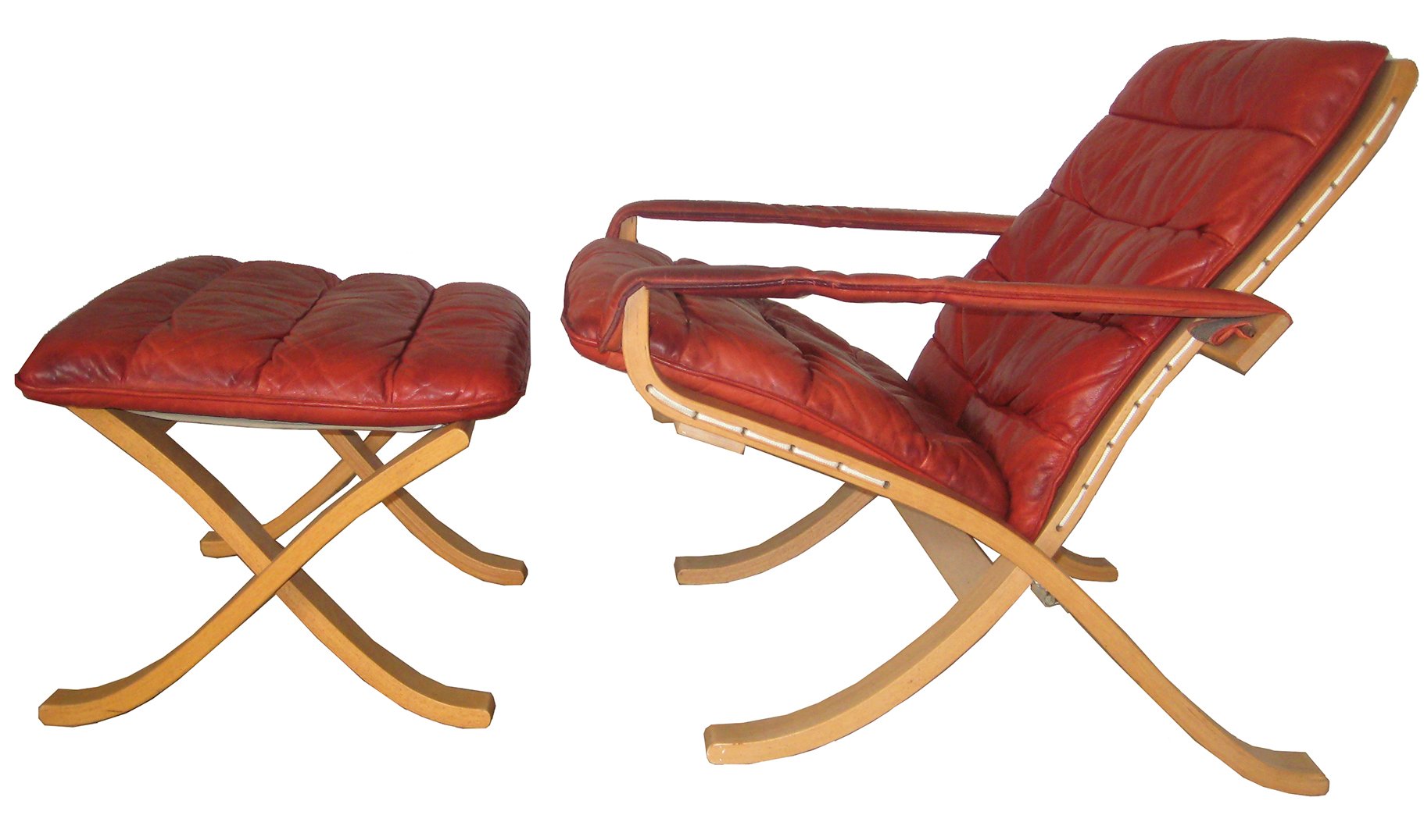 Flex Folding Chair with Ottoman by Ingmar Relling, Westnofa for sale at