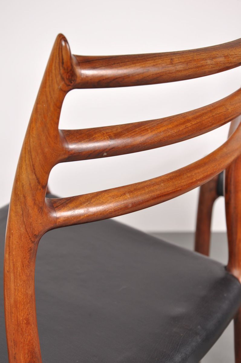 Danish Dining Chair from Møller, 1950s for sale at Pamono