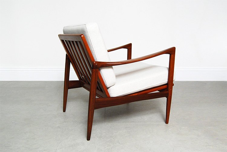 Afromosia Teak Candidate Lounge Chair by Ib Kofod-Larsen ...