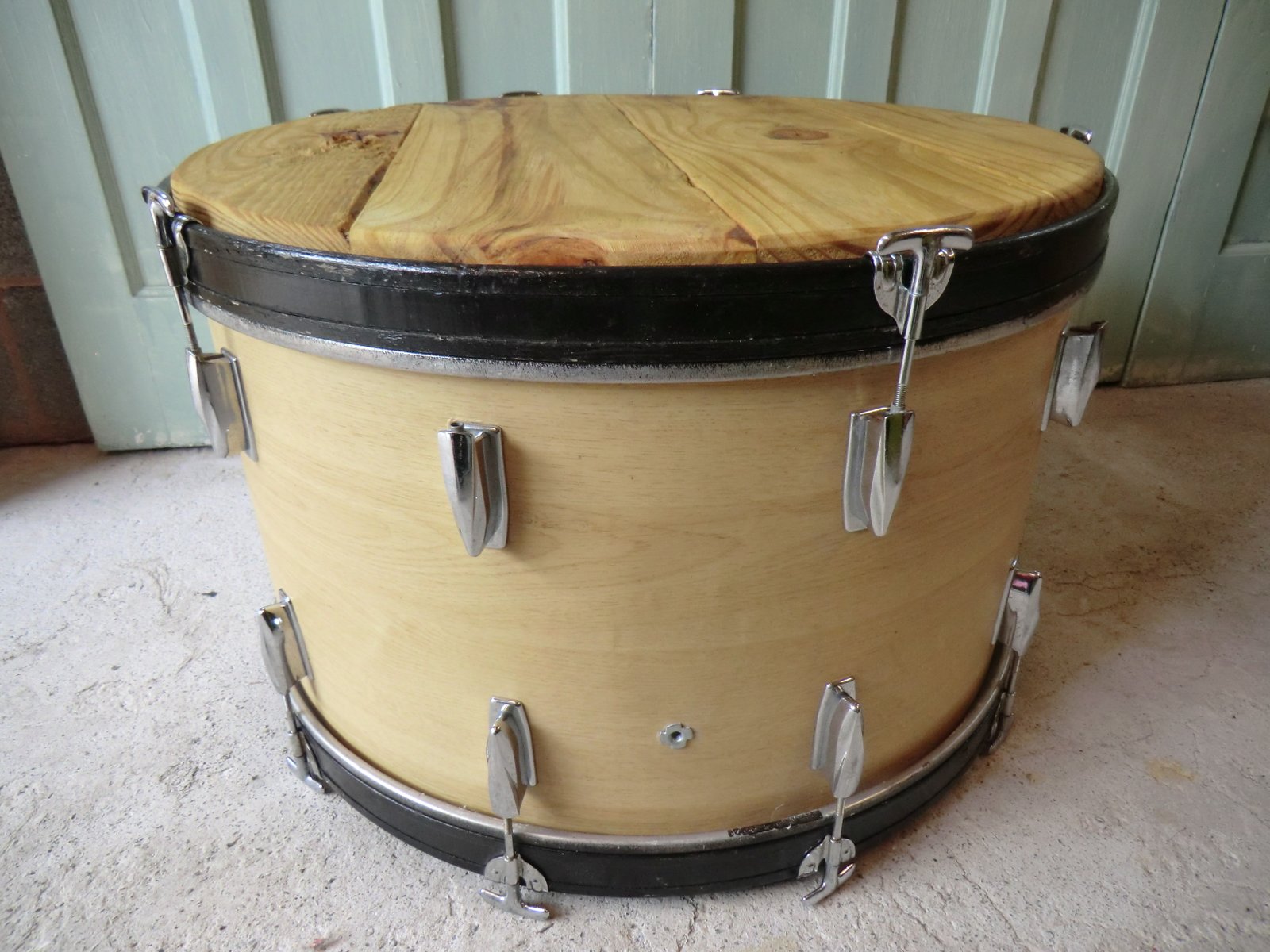 Unique Bass Drum Coffee Table for sale at Pamono