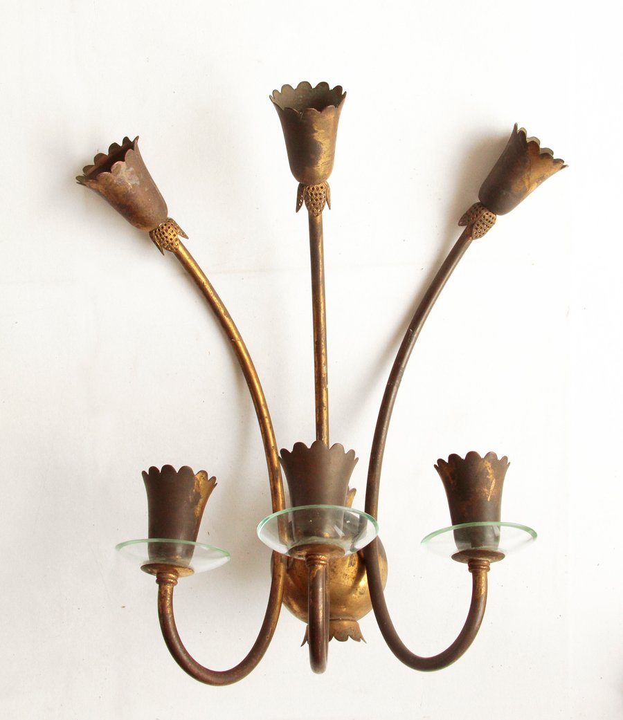 Vintage Italian Wall Light, 1940s for sale at Pamono
