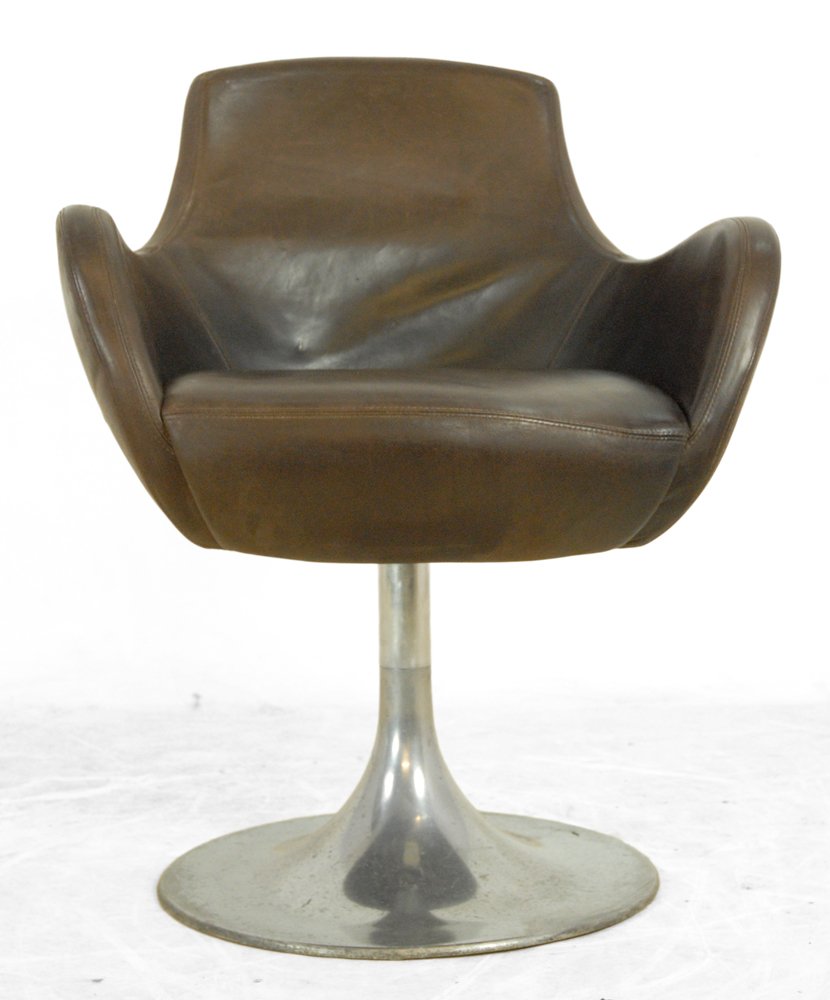 Mid Century Tulip Swivel Chair, circa 1980 for sale at Pamono