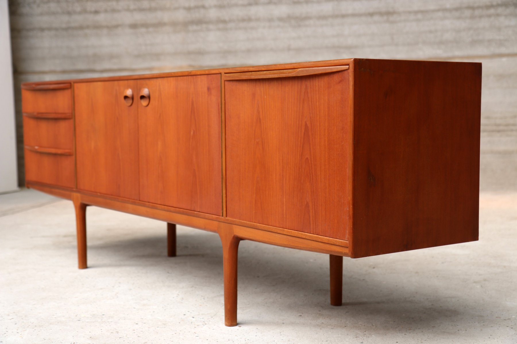 Mid Century Design Teak Sideboard for sale at Pamono Mid Century Design Teak Sideboard for sale at Pamono