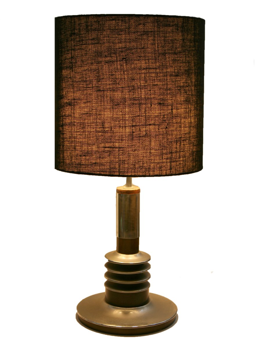 Black Vintage Table Lamp, 1970s for sale at Pamono