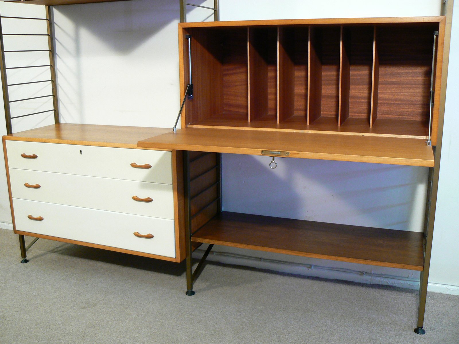 Mid Century Ladderax System by Robert Heal for Staples of Cricklewood