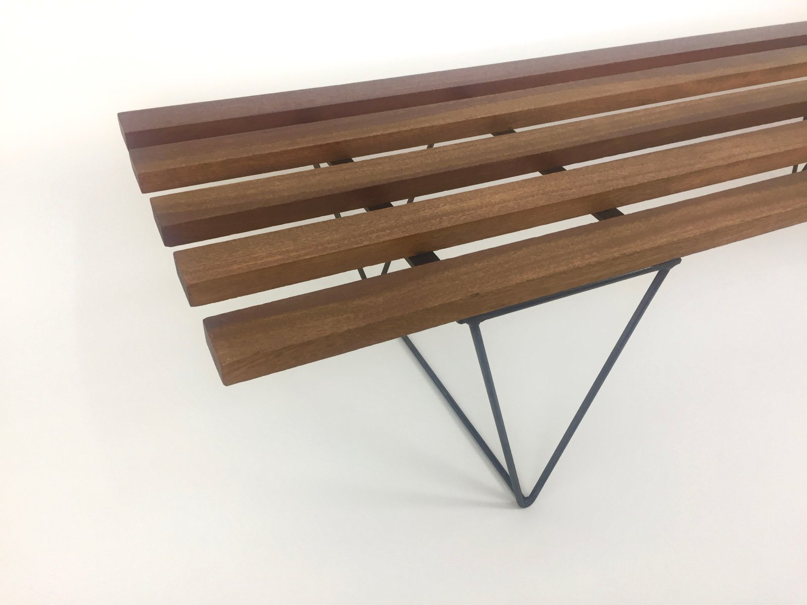 Midcentury Slatted Bench For Sale At Pamono - Midcentury Slatted Bench On Hold midcentury slatted bench for sale at pamono - midcentury slatted bench on hold