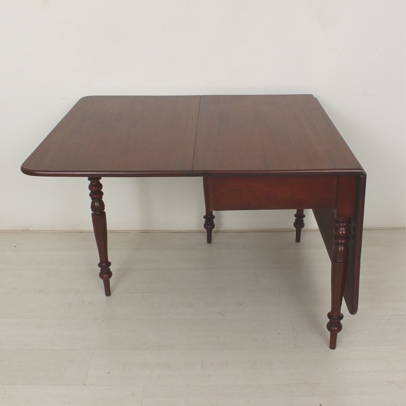 Antique Folding Dining Table, 1890s for sale at Pamono
