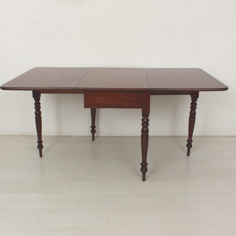 Antique Folding Dining Table, 1890s for sale at Pamono