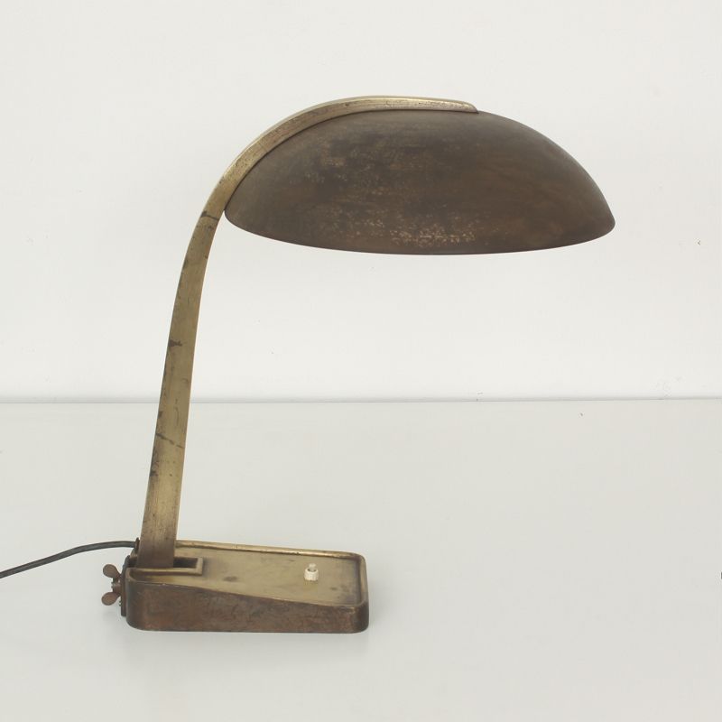 Art Deco Brass Table Lamp For Sale At Pamono