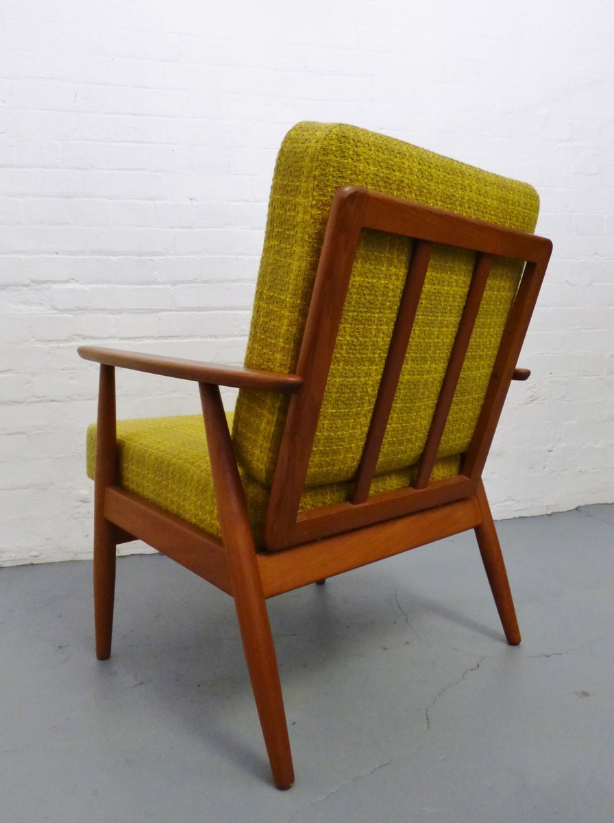 Mid Century Danish Teak Lounge Chair, 1960s for sale at Pamono