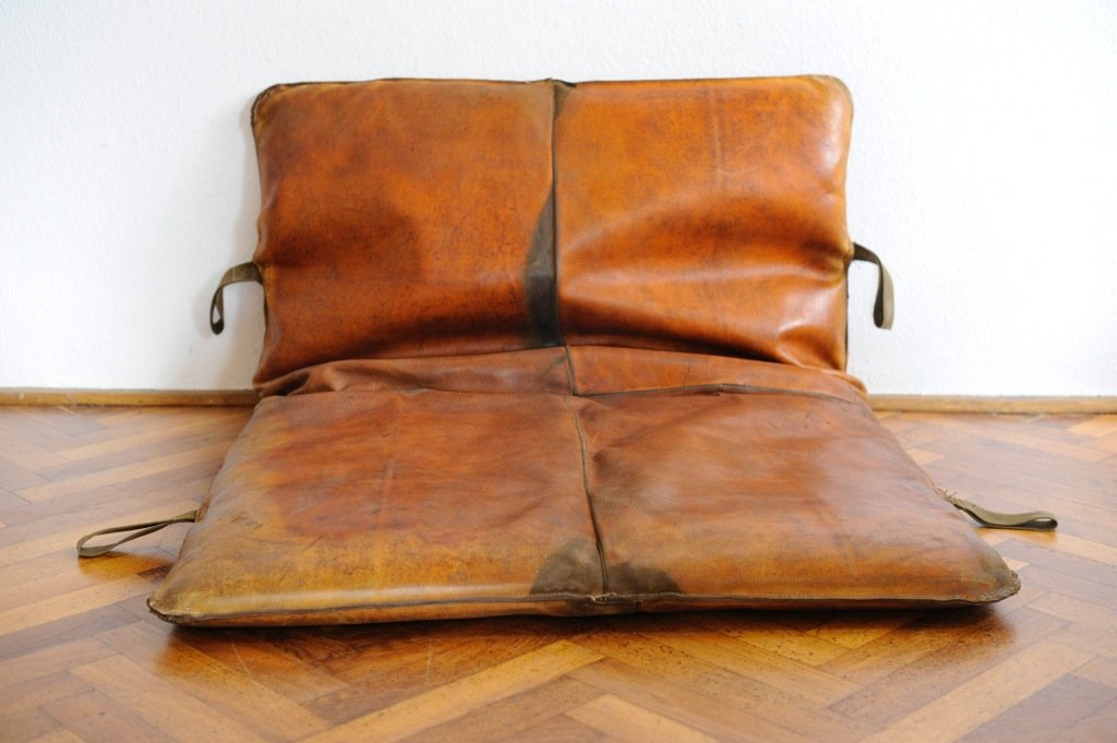 Vintage Leather Gym Mat for sale at Pamono