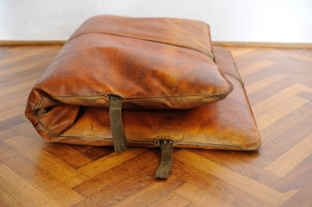 Vintage Leather Gym Mat for sale at Pamono