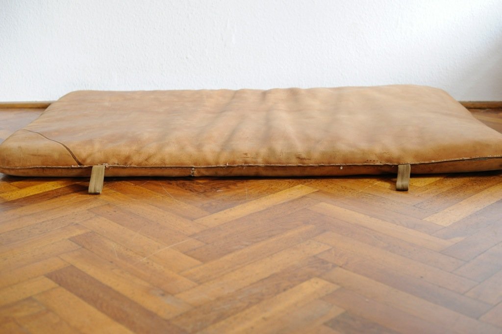 Vintage Leather Gym Mat for sale at Pamono