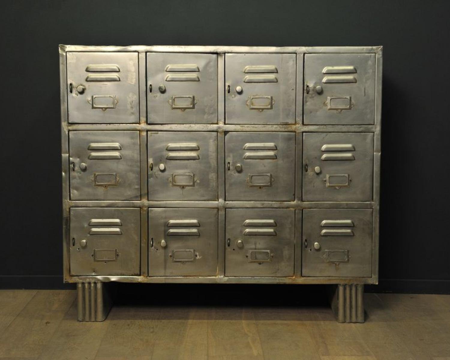 Industrial Metal Locker 1960s for sale at Pamono