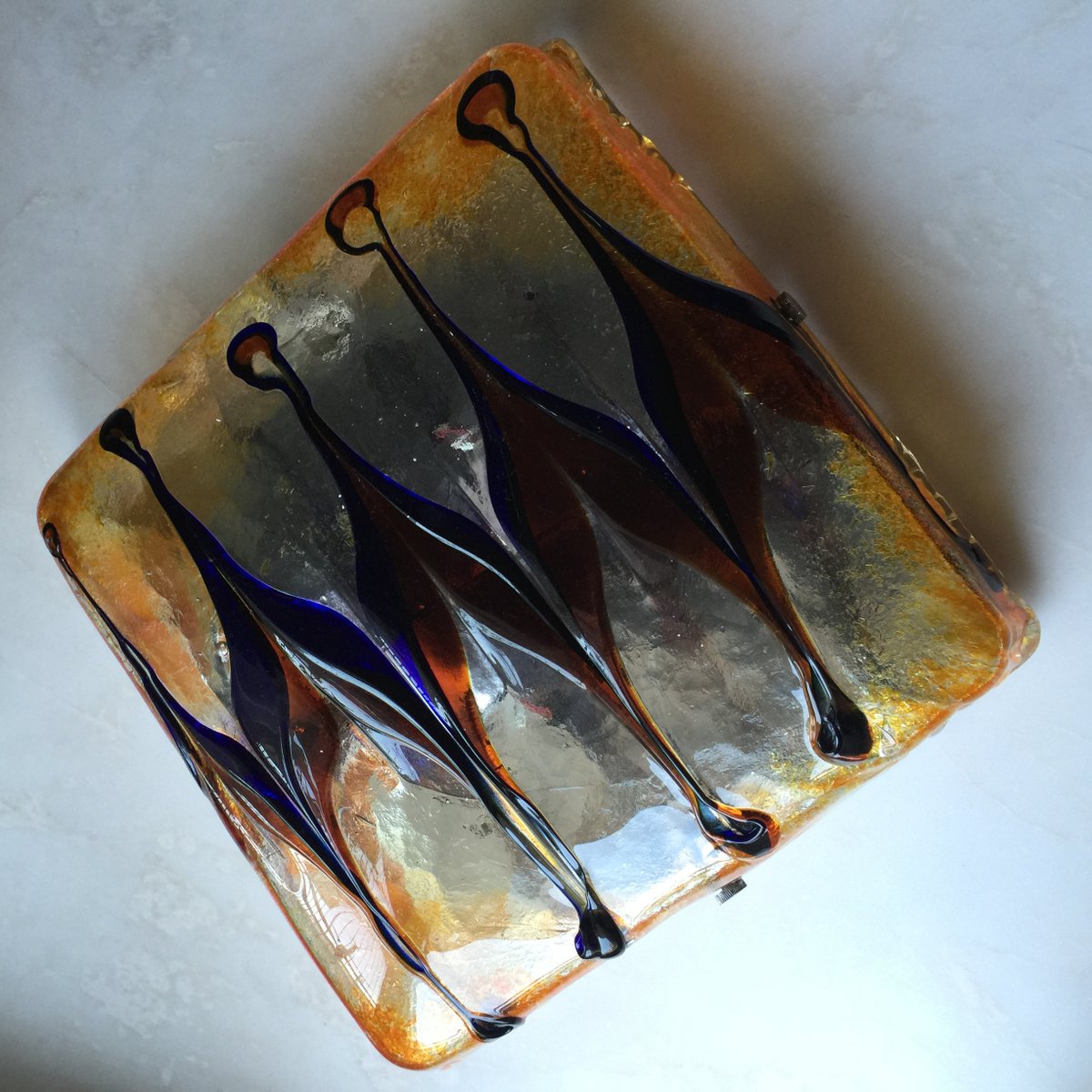 Vintage Murano Glass Wall Light, 1970s for sale at Pamono
