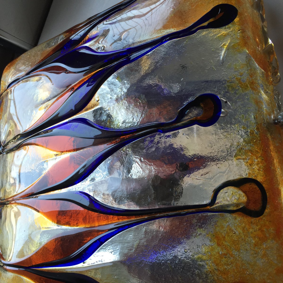 Vintage Murano Glass Wall Light, 1970s for sale at Pamono