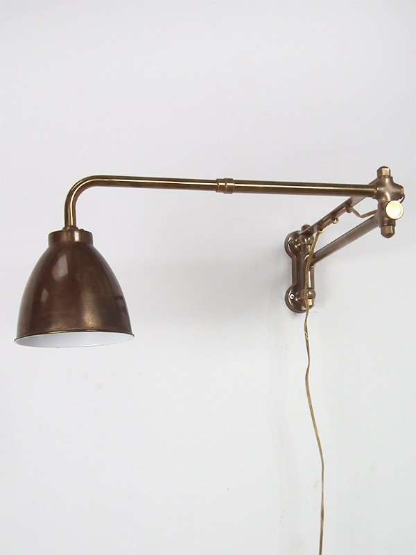 Mid Century Copper Wall Light for sale at Pamono