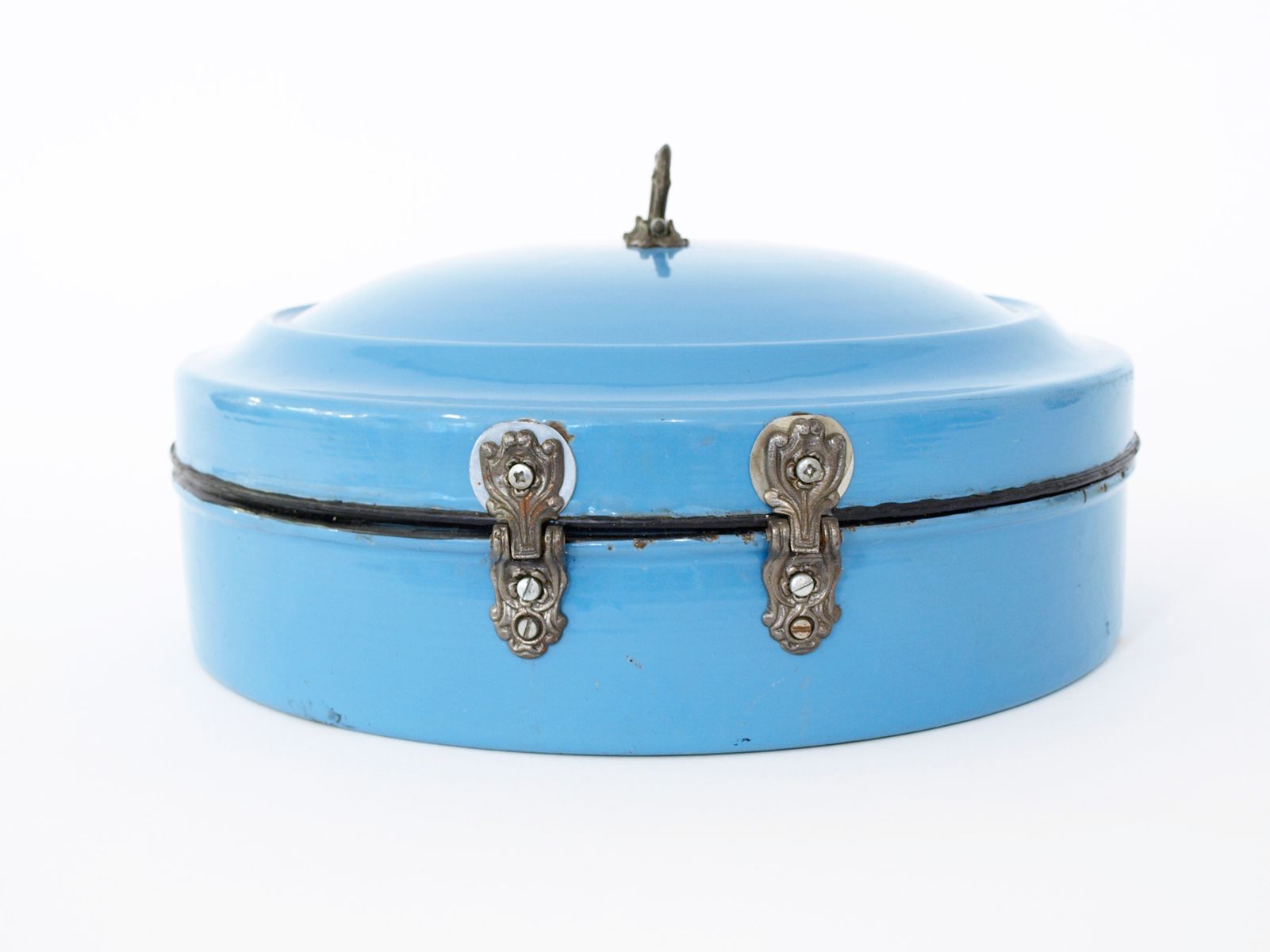 Vintage Blue Lunch Box, 1910 for sale at Pamono