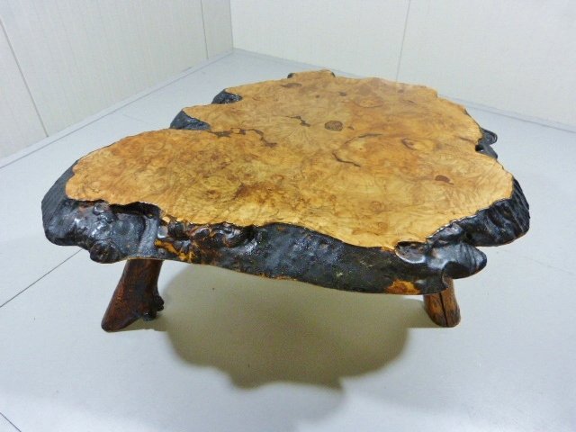 Holzstamm couchtisch aus kanada, 1960er bei pamono kaufen Holzstämme als tisch